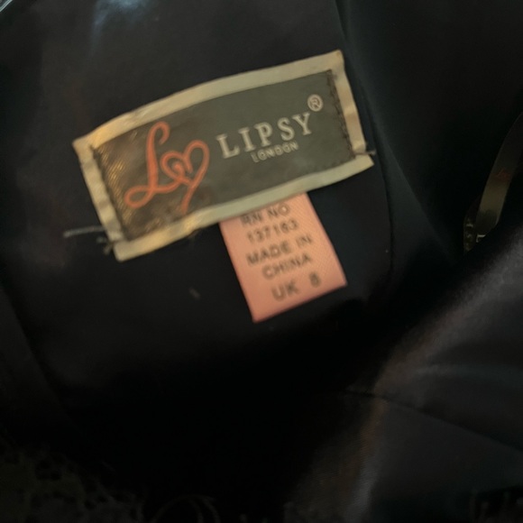 Lipsy + Dress + Navy/Black + Size 4 - Picture 3 of 3
